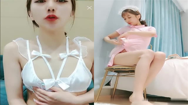 纯白护士装情趣装白领装村花装跳蛋高潮大秀